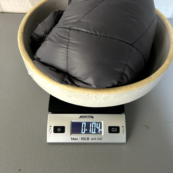 Calvin Klein Womens Down Packable Puffer Coat Size M Gray Quilted Long Jacket - Picture 12 of 12